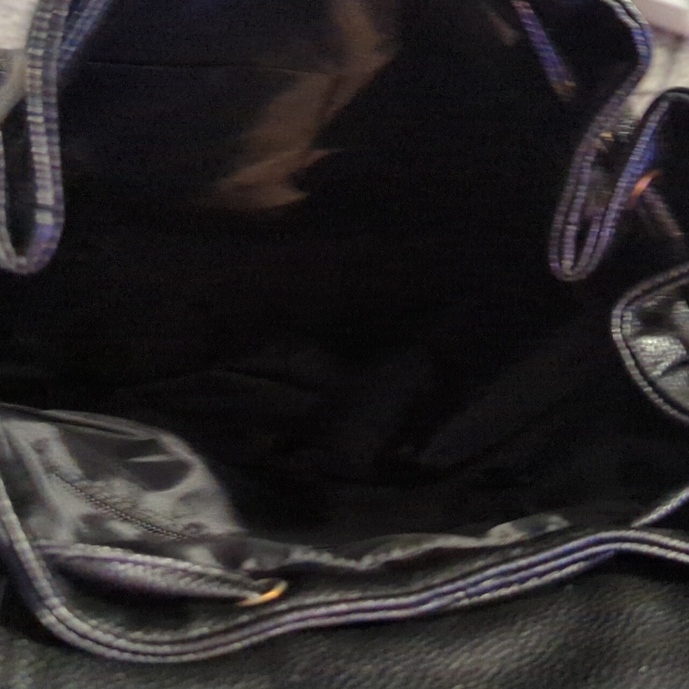 Black Leather Backpack - Picture 4 of 6